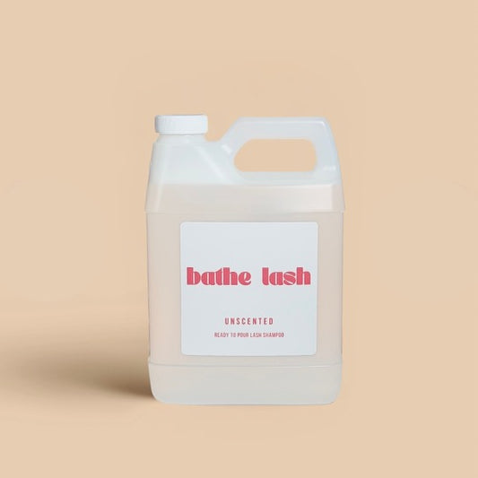 1/4 Gallon Lash Shampoo (1L) β Fragrance-Free Bulk Cleanser for Lash Artists & Salons